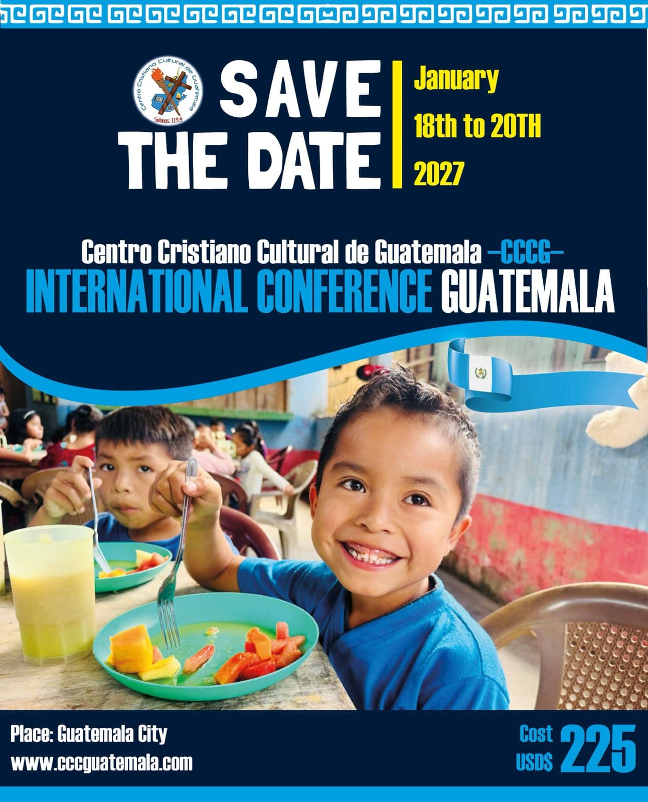 Save the Date: CCCG International Conference, Guatemala City, January 18–20, 2027